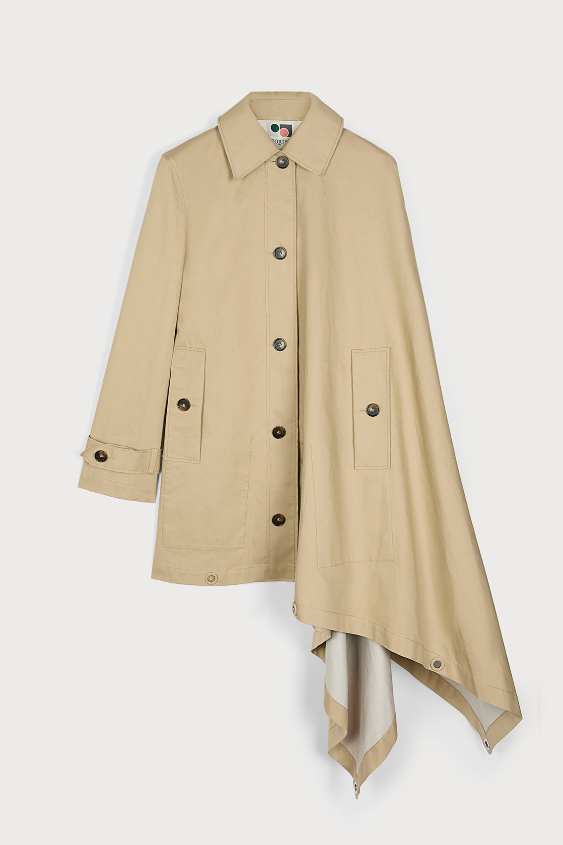 CAPE COUTURE TRENCH