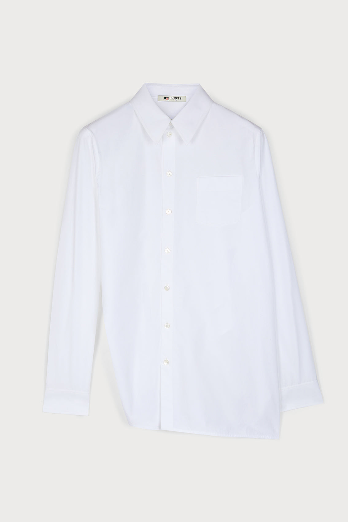 IRREGULAR WHITE SHIRT