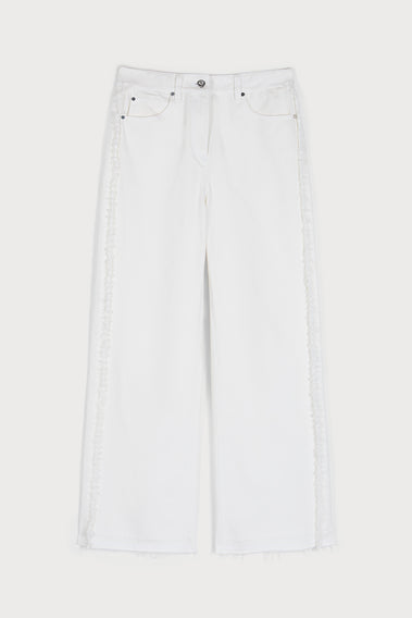 WEAVING INSPIRED DENIM JEANS