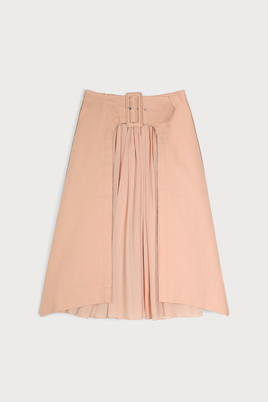 FLAIR BELTED SKIRT