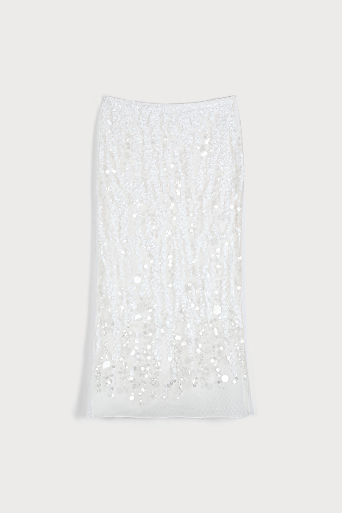 SHIMMERING WHITE DELIGHT SKIRT