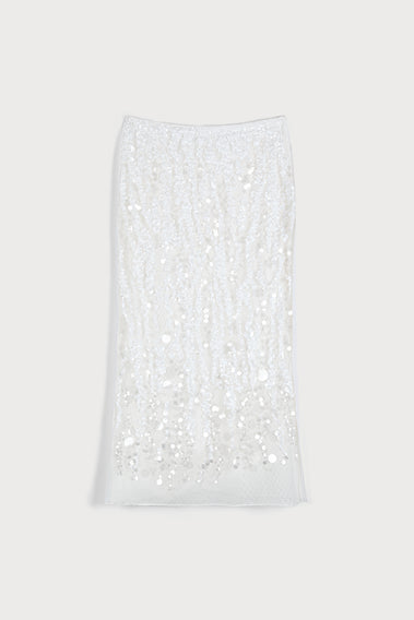 SHIMMERING WHITE DELIGHT SKIRT