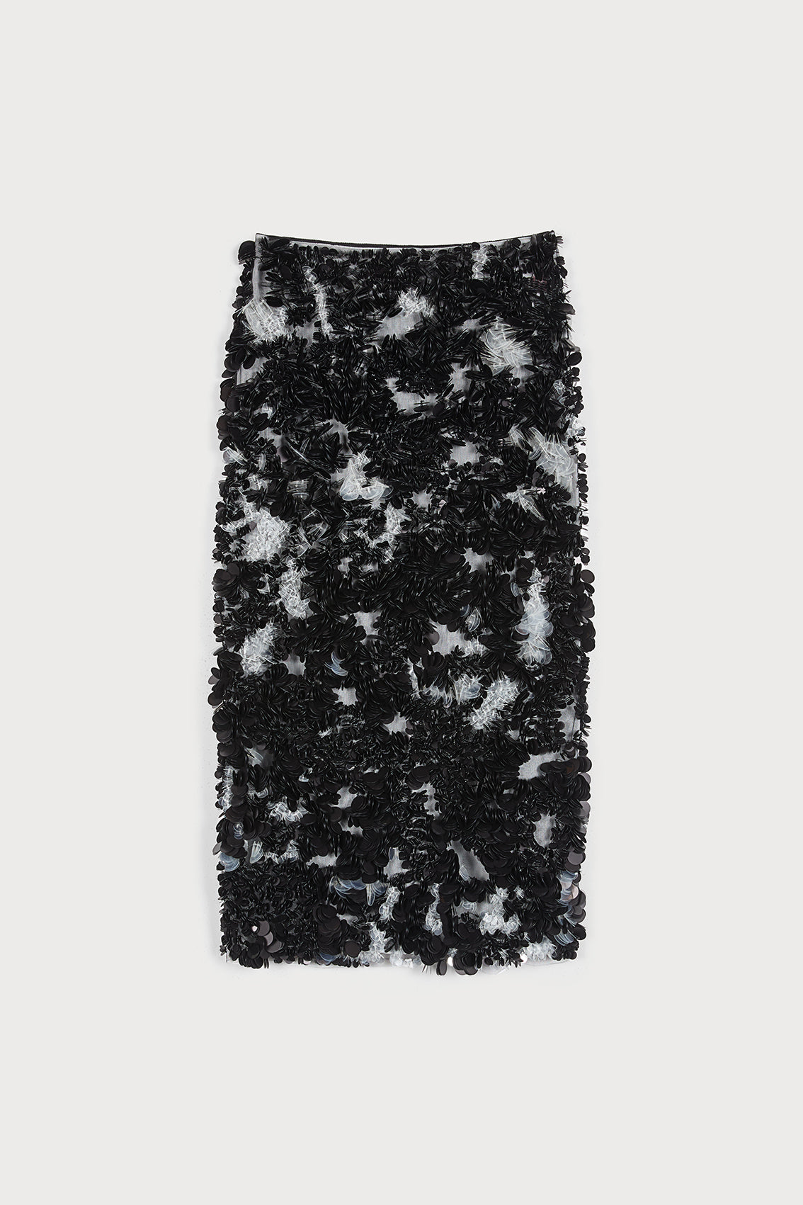 MONOCHROME SEQUIN SKIRT