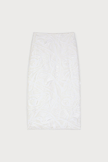 WEAVING INSPIRED LACE SKIRT