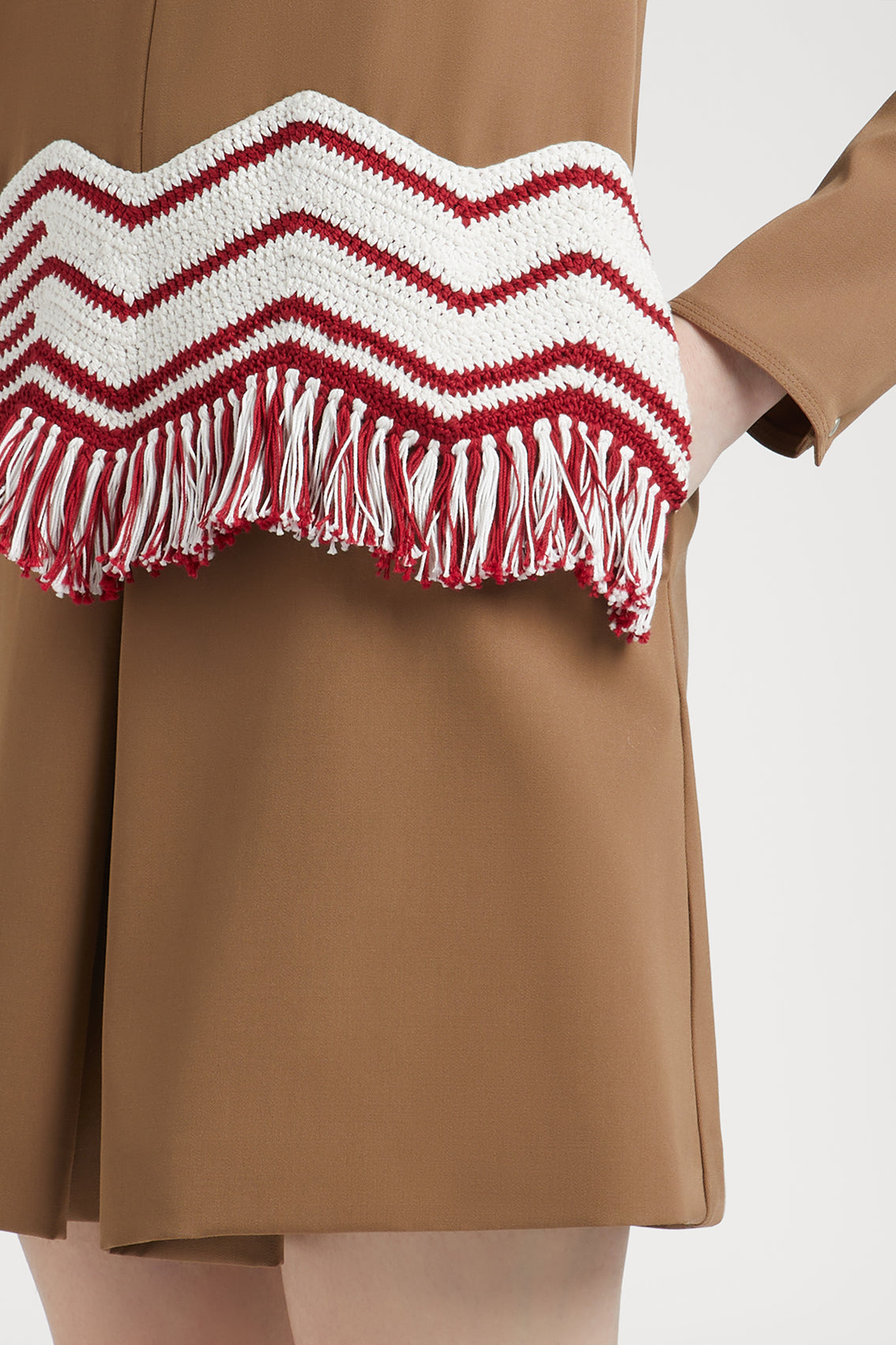 Long Sleeve Dress with Crochet Insert
