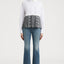 Long Sleeve Shirt with Checkered Plisse