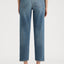 Boyfriend Denim Pants with Logo Buckle