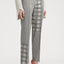 Patch print Trousers in Black and White