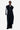 BLACK POLYESTER WOOL CUT OUT JACKET