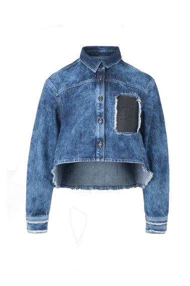 DENIM JACQUARD SHIRT