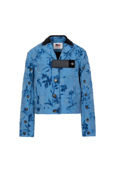 DENIM JACQUARD JACKET