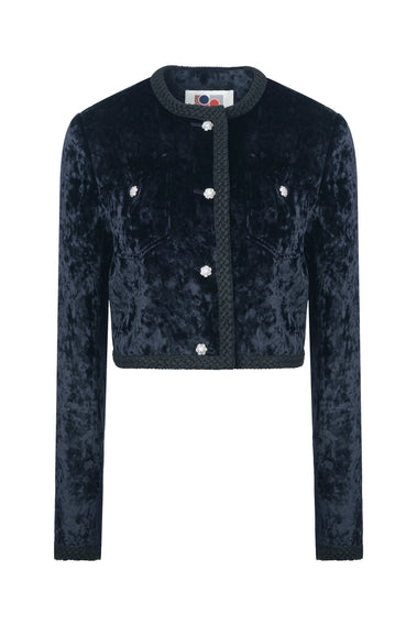 ICE FLORAL VELVET JACKET