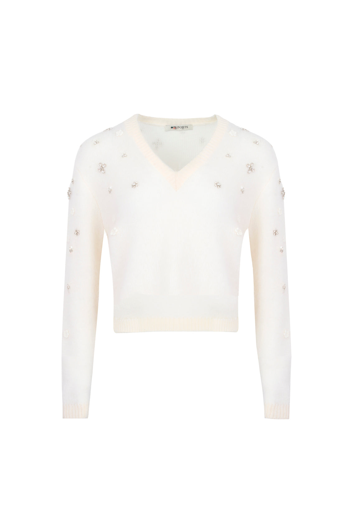 MOHAIR SILK V-NECK KNITWEAR