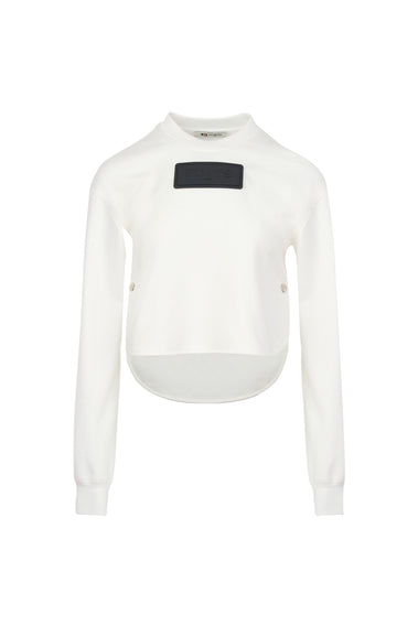 WHITE SNOWFALL SWEATSHIRT