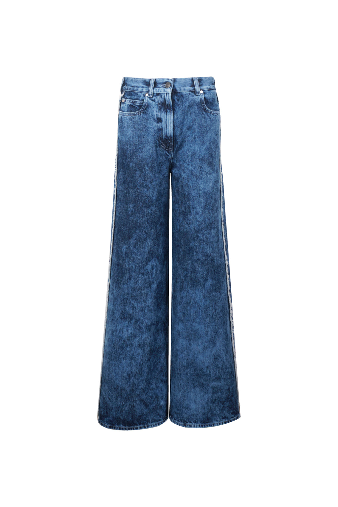 Unique Jacquard Denim Jeans
