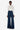 Navy White Stitching Trousers