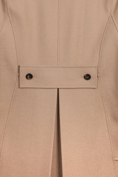 CAMEL DOUBLE-BREASTED COAT