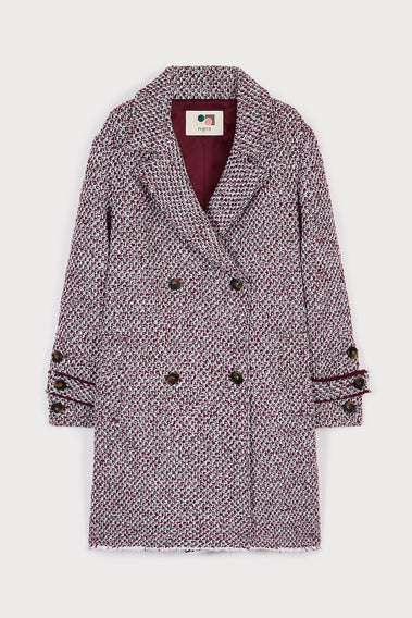 SUMPTUOUS COTTON-WOOL-MOHAIR COAT