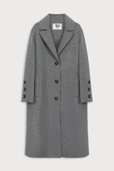 LUXURIOUS SHEEP'S WOOL AND CASHMERE COAT