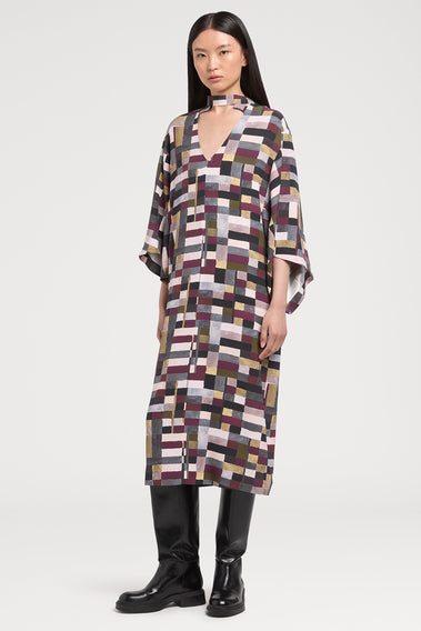 EVERYDAY DRESS WITH BAUHAUS PRINTS