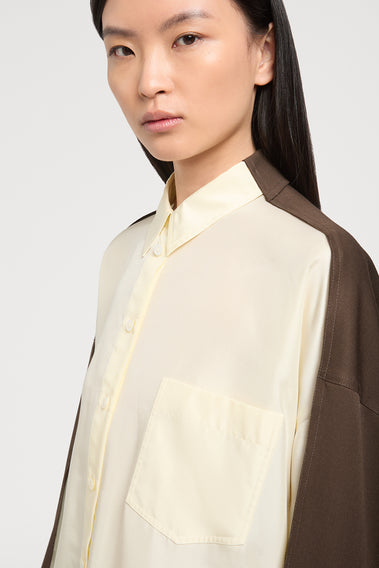 STYLISH CONTRAST SHIRT