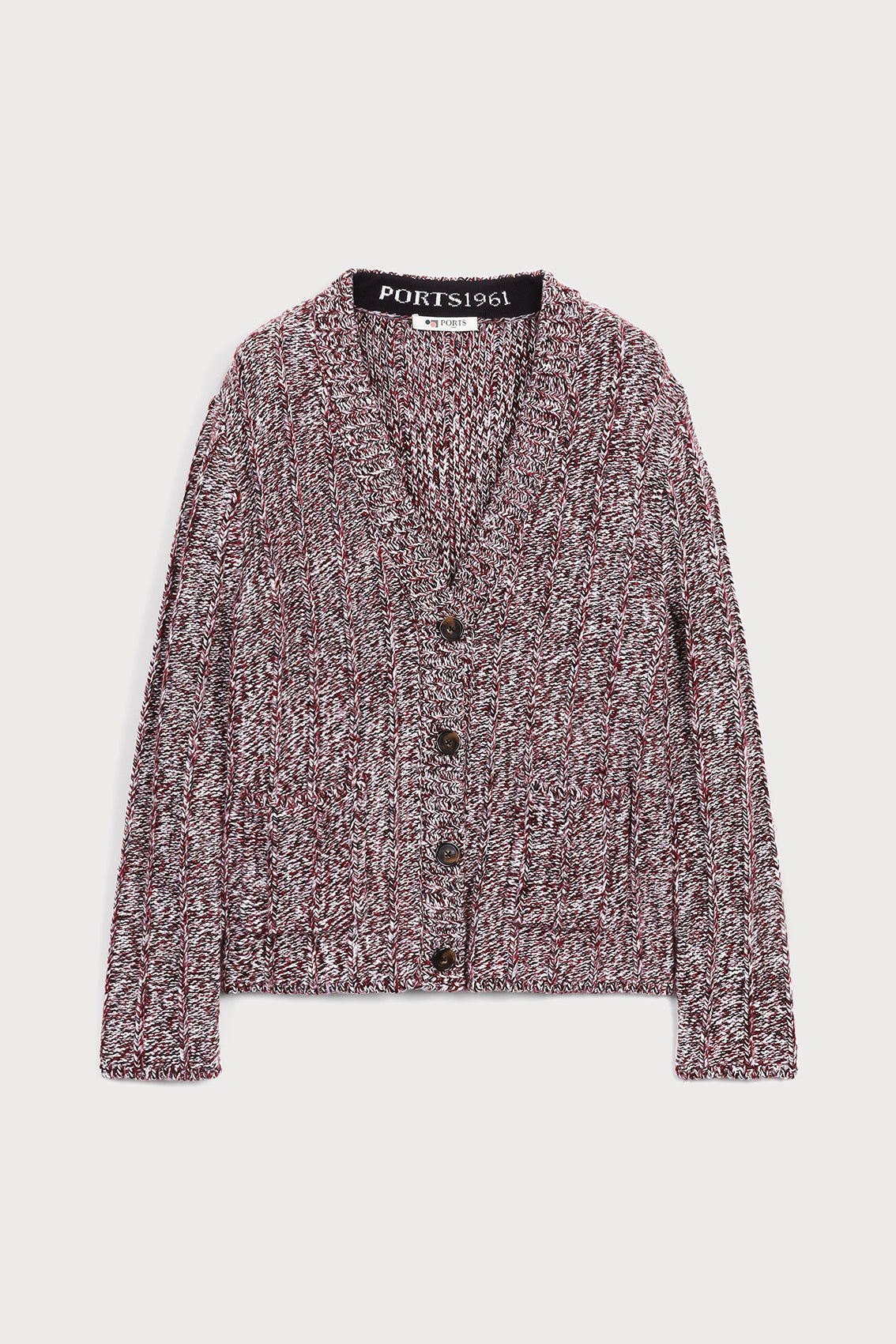 RICH BURGUNDY WOOL MIX KNITWEAR