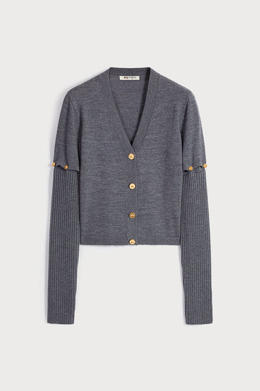 CARDIGAN WITH DETACHABLE DESIGN FOR FLEXIBILITY