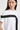 PURE WHITE T-SHIRT WITH BLACK TAPE