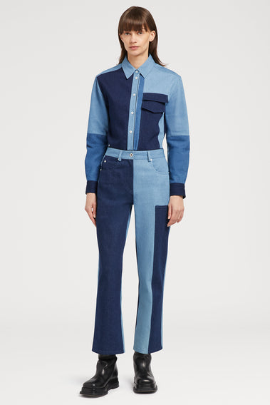 CROPPED DENIM JEANS FOR CONTEMPORARY LOOK