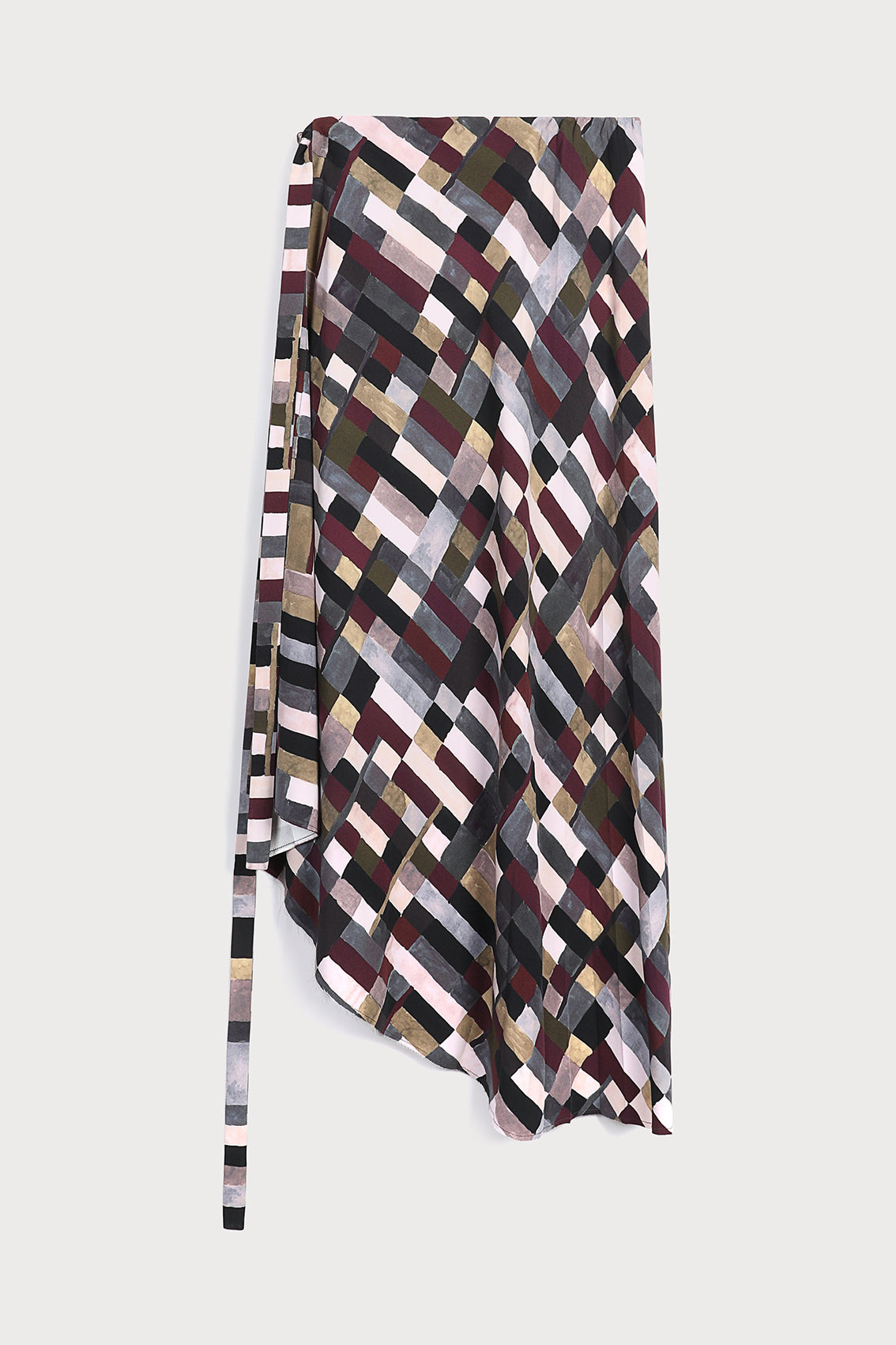 BOLD SKIN SKIRT WITH PRINTS