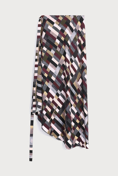 BOLD BAUHAUS PRINTS SKIRT