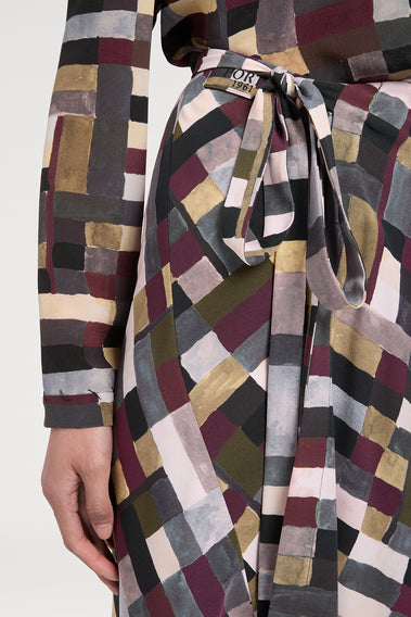 BOLD BAUHAUS PRINTS SKIRT