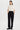VISCOSE WOOL BUTTONED WIDE‑LEG TROUSERS