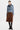 BELTED LEATHER MIDI SKIRT