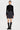 BELTED PANELLED WOOL SKIRT