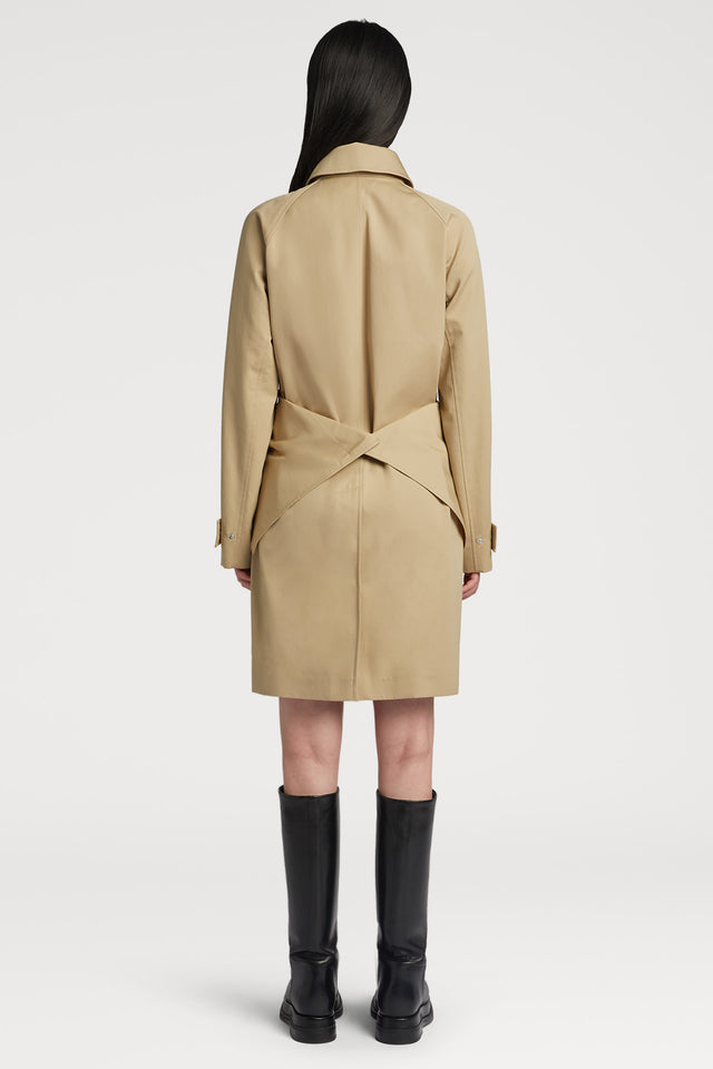 Double Front Trench Coat