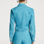 Cropped Denim Jacket in Aquamarine