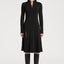 Long Sleeve Knitted Dress with Slit
