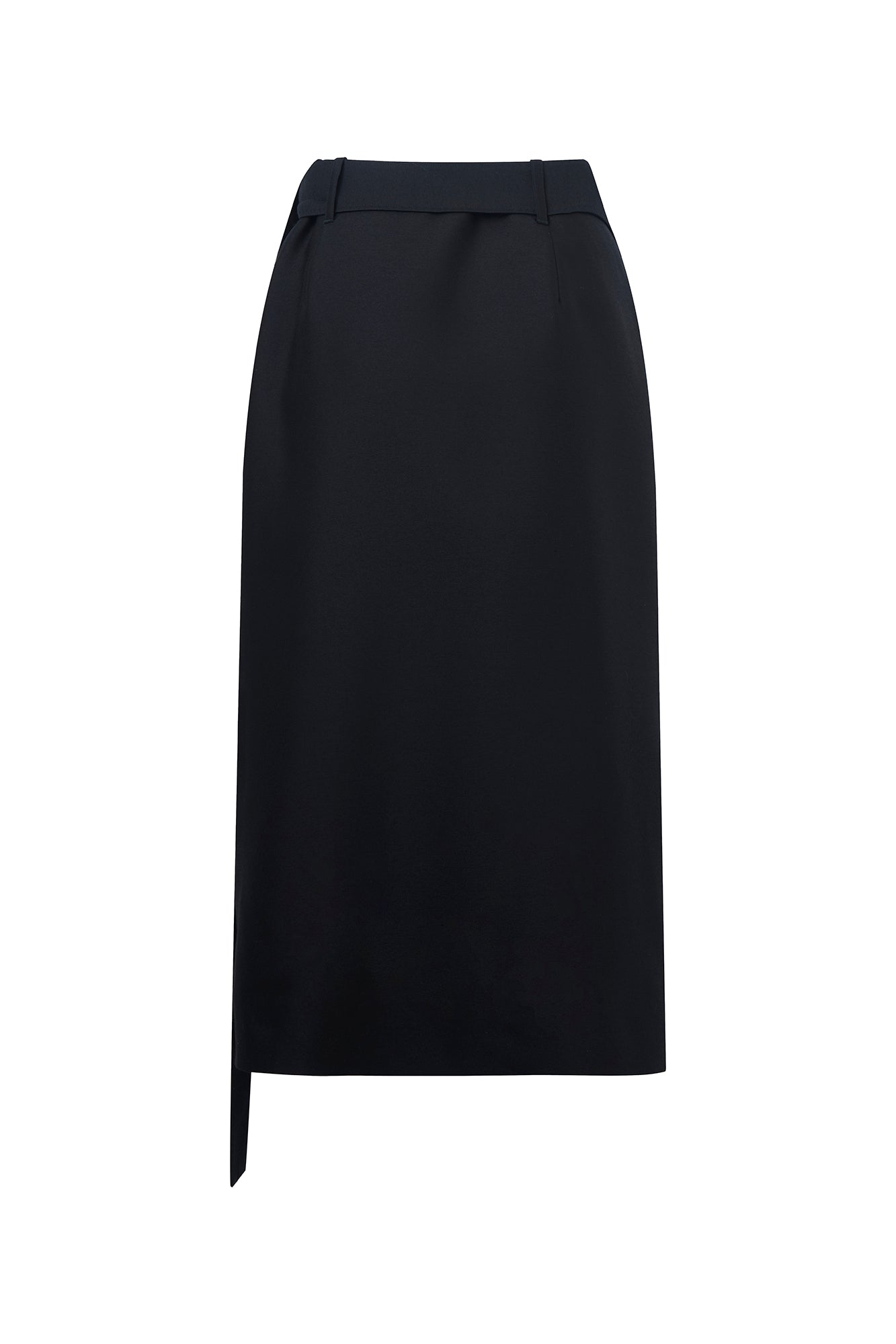 Exquisite Wool-Silk A-Line Skirt