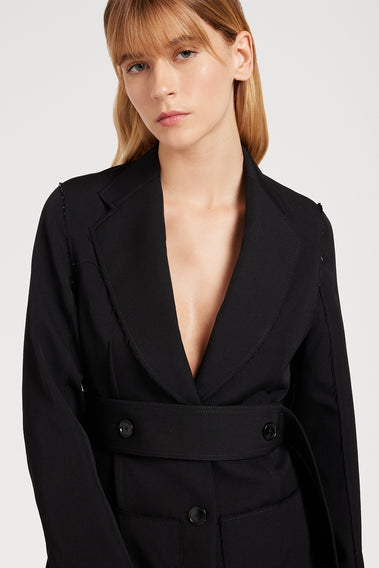 REGAL BLACK BELTED BLAZER