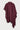 STATEMENT BURGUNDY DRAPED NECKLINE SHIRT