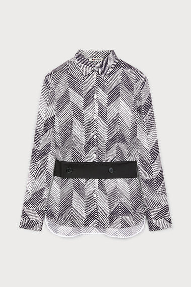 CHEVRON PATTERNED SHIRT