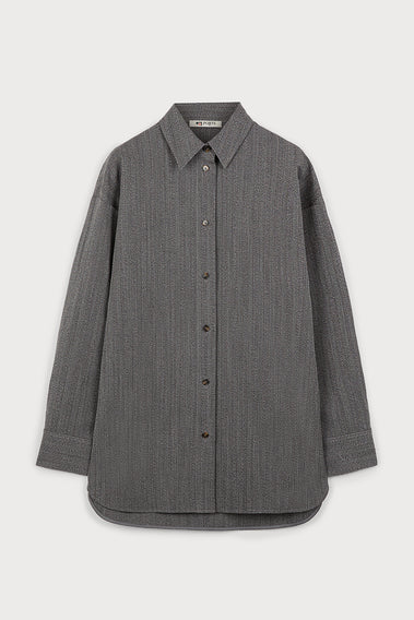 STYLISH GREY SHIRT FOR EFFORTLESS ELEGANCE