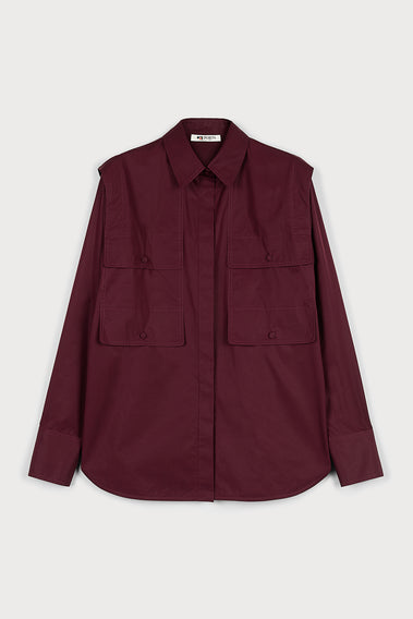 BORDEAUX LUXE BLEND SHIRT