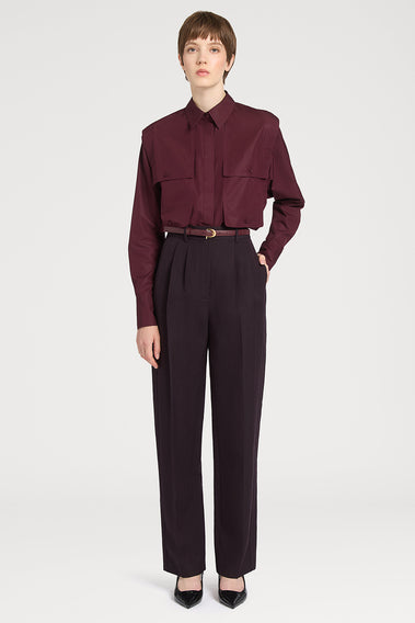 BORDEAUX LUXE BLEND SHIRT