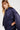SOPHISTICATED NAVY BLUE BOMBER JACKET