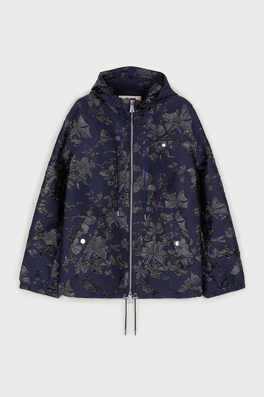SPORTY CHIC FLORAL JACQUARD JACKET