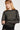 ELEGANT BLACK MESH VISCOSE SWEATER