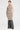 SOFT BEIGE SINGLE SLEEVE TURTLENECK DRESS