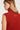RED TURTLENECK CAPE SWEATER